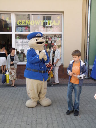 Happening z wypadkiem w tle- zdjęcia