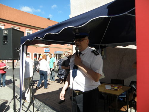 Happening z wypadkiem w tle- zdjęcia
