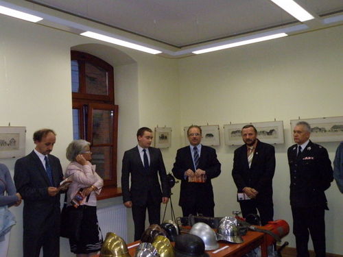 Wieczorny pożar pod Farą - zdjęcia