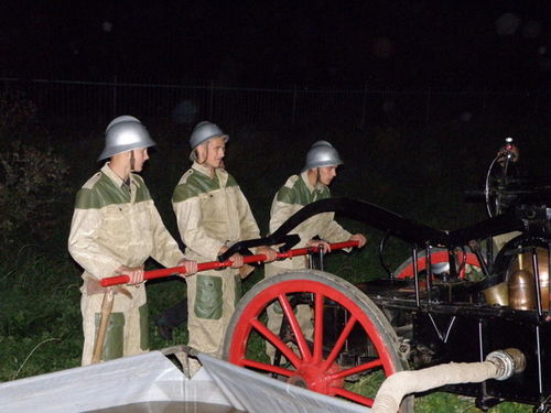 Wieczorny pożar pod Farą - zdjęcia