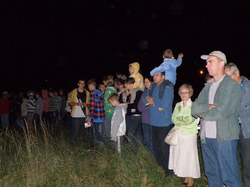 Wieczorny pożar pod Farą - zdjęcia