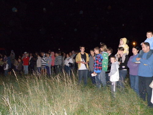 Wieczorny pożar pod Farą - zdjęcia