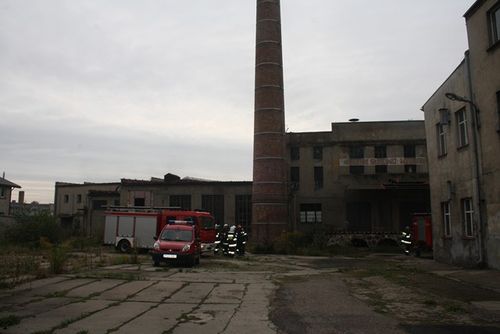Pożar w środku miasta - zdjęcia