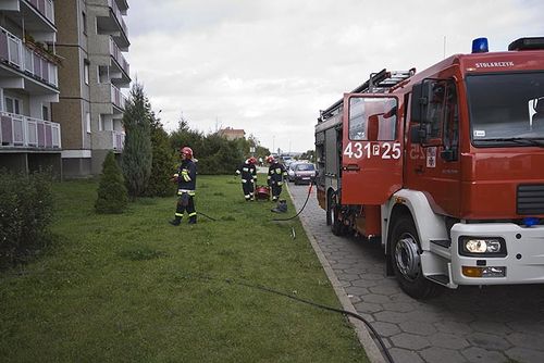 Pożar strawił mieszkanie na Górnej - zdjęcia