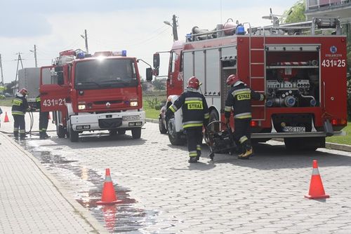 Pożar strawił mieszkanie na Górnej - zdjęcia