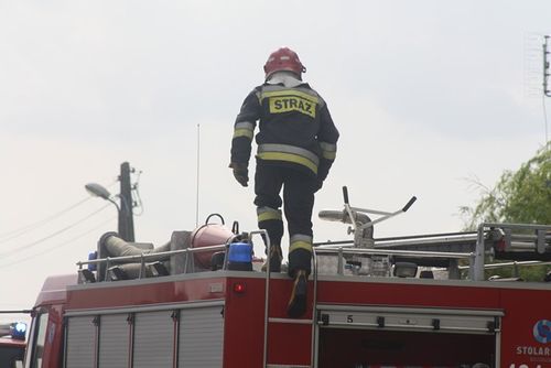 Pożar strawił mieszkanie na Górnej - zdjęcia