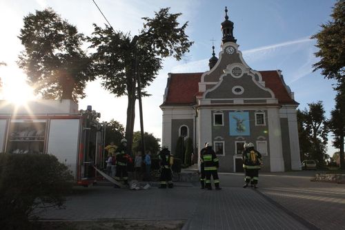 Pożar kościoła w Pogorzeli ? zdjęcia