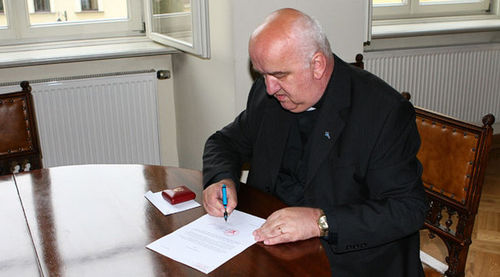 Relikwie bł. Jana Pawła II w Kunowie - zdjęcia