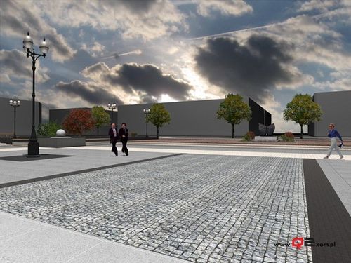Nowy gostyński rynek - wizualizacja