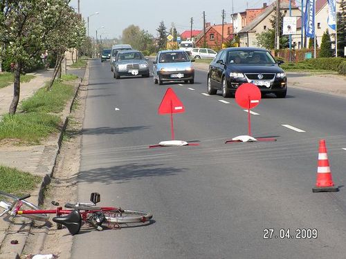 Wypadek na Poznańskiej (zdjęcia)