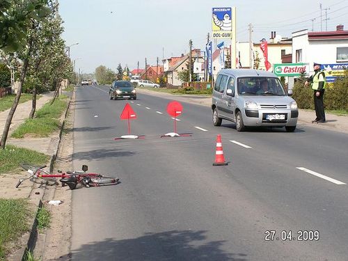 Wypadek na Poznańskiej (zdjęcia)