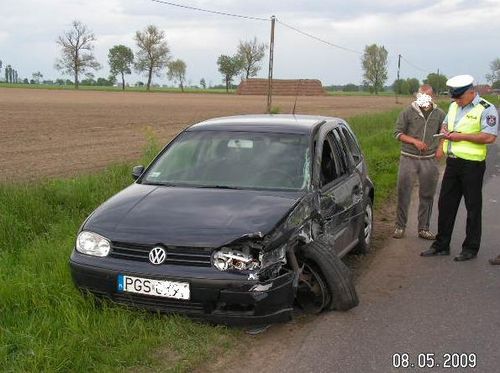 Miał wiele szczęścia - fotorelacja