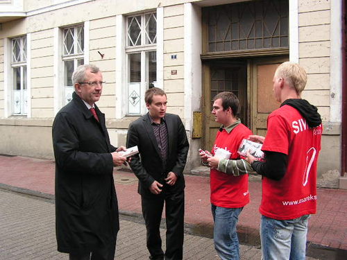 Zachęcał do udziału w wyborach