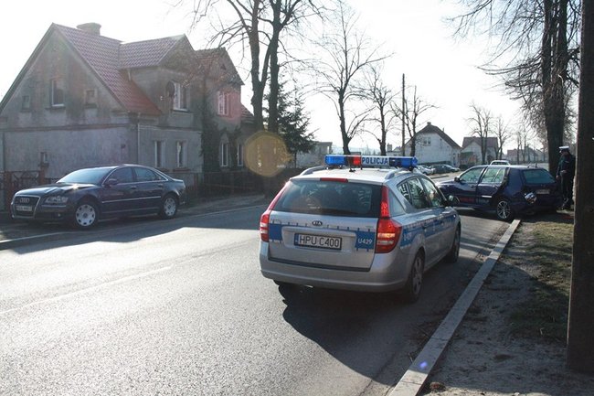 Kolizja na Wrocławskiej - zdjęcia