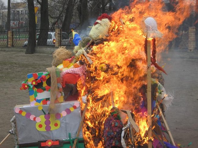 Spłonęły w ekologicznym ogniu - zdjęcia