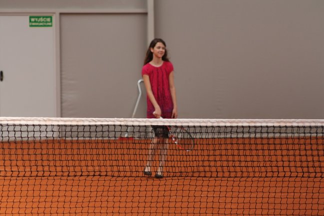 Z burmistrzem na korcie - zdjęcia