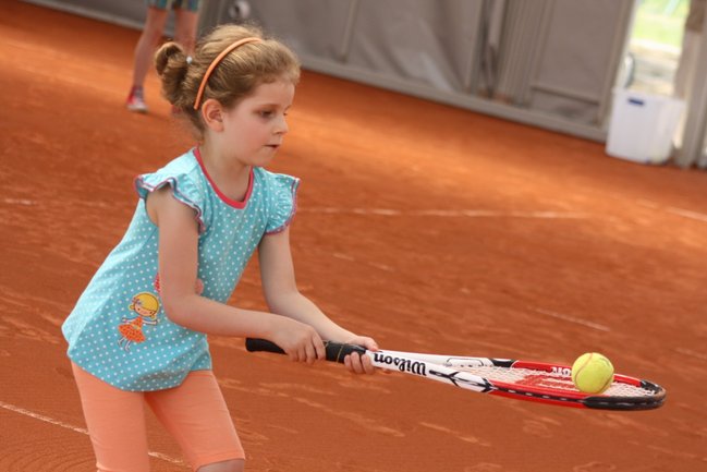 Z burmistrzem na korcie - zdjęcia