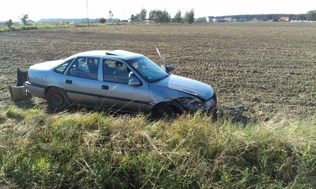 Ciągnik rozpadł się na dwie części ? zdjęcia