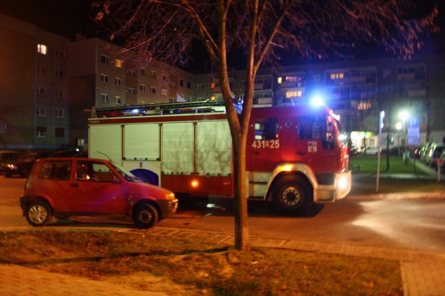 Paliło się w mieszkaniu na Górnej - zdjęcia