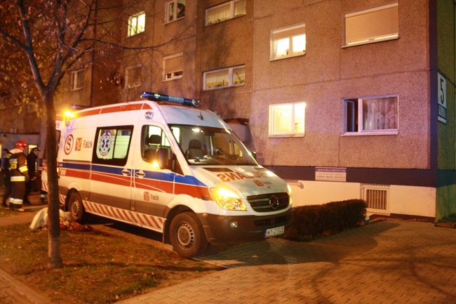 Paliło się w mieszkaniu na Górnej - zdjęcia