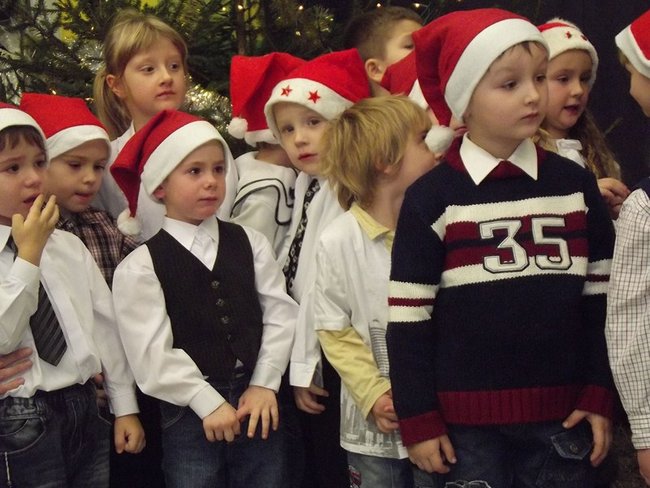Podwójna radość  w przedszkolu- zdjęcia