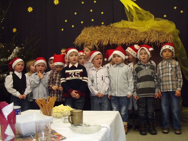 Podwójna radość  w przedszkolu- zdjęcia