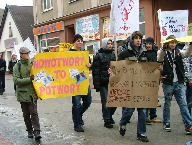 Happening na deptaku  - zdjęcia