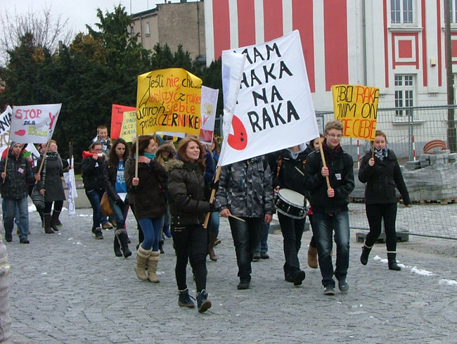 Happening na deptaku  - zdjęcia