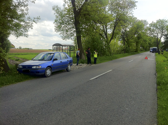 Zderzenie podczas zawracania - zdjęcia