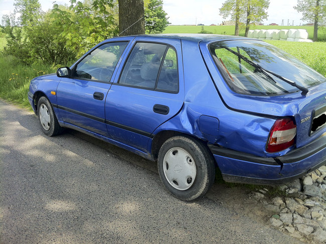 Zderzenie podczas zawracania - zdjęcia