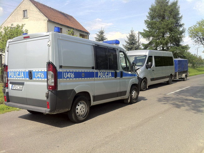 Zderzenie podczas zawracania - zdjęcia