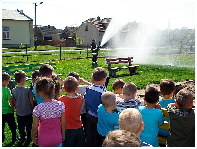 Ewakuacja w przedszkolu - zdjęcia