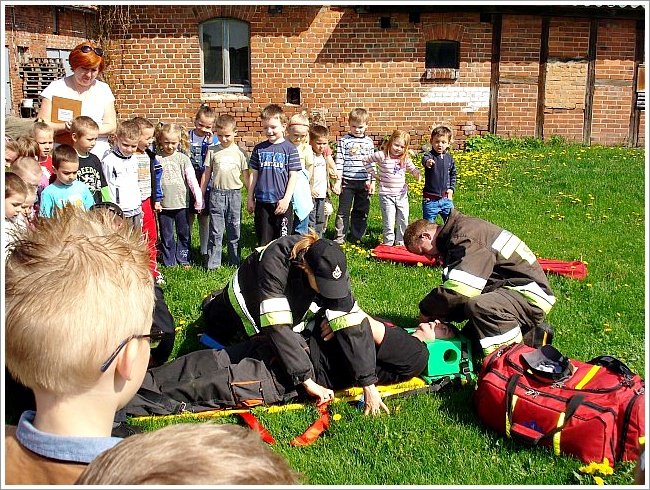 Ewakuacja w przedszkolu - zdjęcia