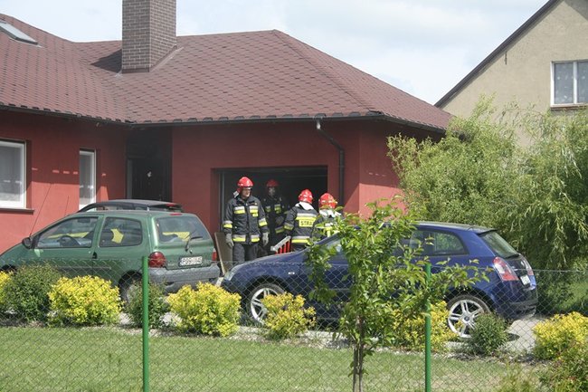 Pożar w Daleszynie - zdjęcia/film