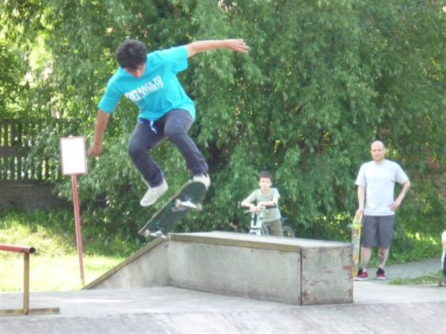 Skaterzy opanowali Borek - zdjęcia