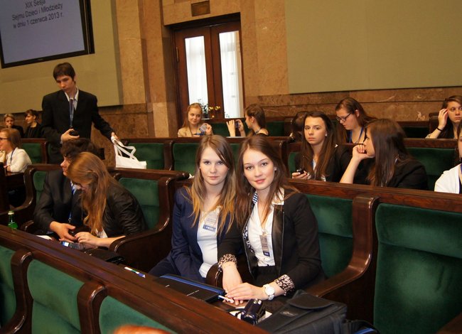 Gostynianie w sejmowych ławach - zdjęcia