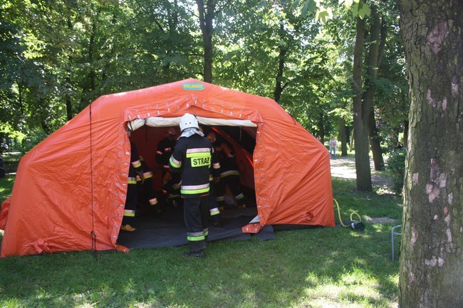 W szpitalu ewakuowano pacjentów - zdjęcia