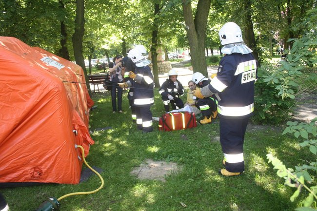 W szpitalu ewakuowano pacjentów - zdjęcia