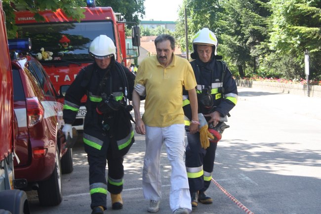 W szpitalu ewakuowano pacjentów - zdjęcia