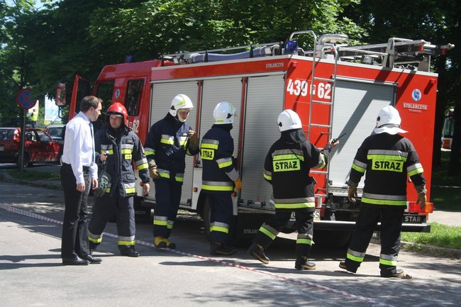 W szpitalu ewakuowano pacjentów - zdjęcia