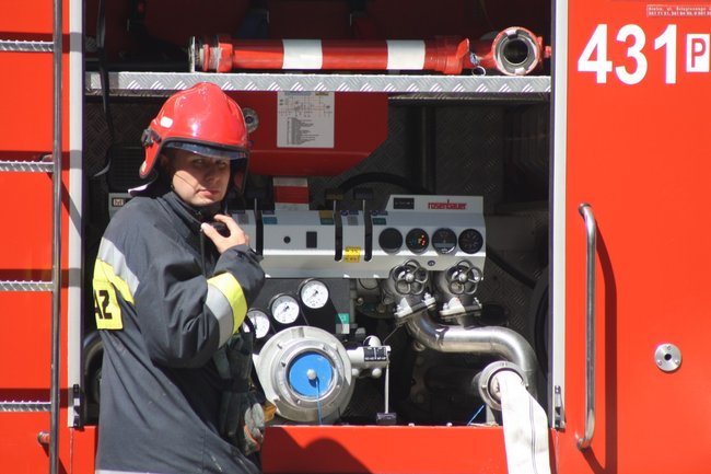 W szpitalu ewakuowano pacjentów - zdjęcia