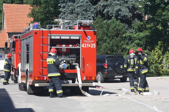 W szpitalu ewakuowano pacjentów - zdjęcia