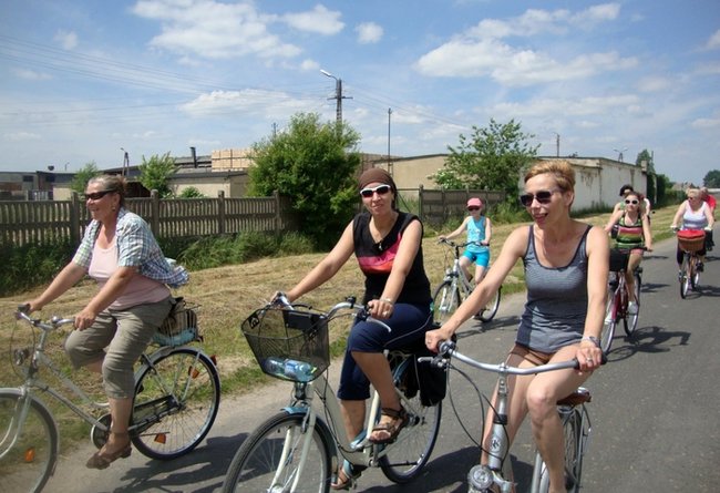 Rowerem nad zalew - zdjęcia