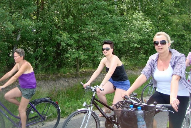 Rowerem nad zalew - zdjęcia