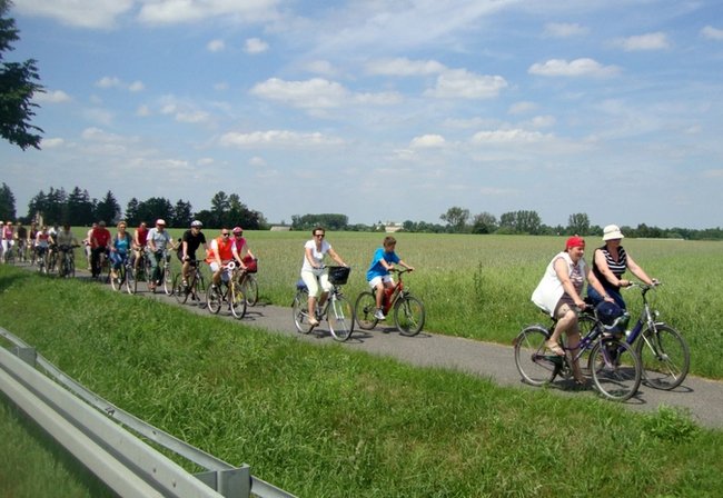 Rowerem nad zalew - zdjęcia