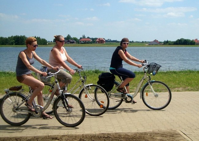 Rowerem nad zalew - zdjęcia