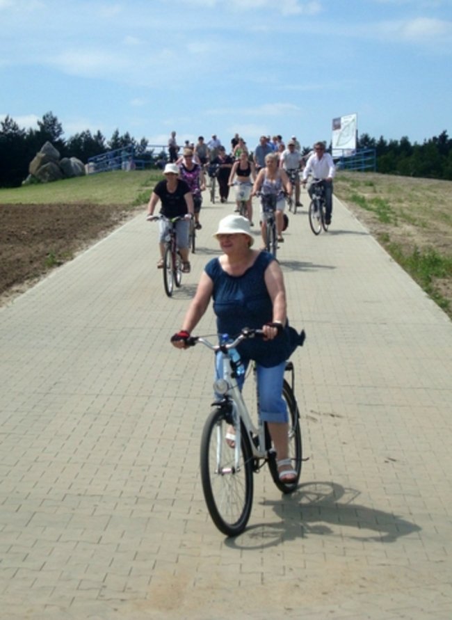 Rowerem nad zalew - zdjęcia