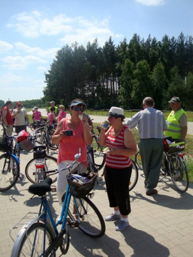 Rowerem nad zalew - zdjęcia