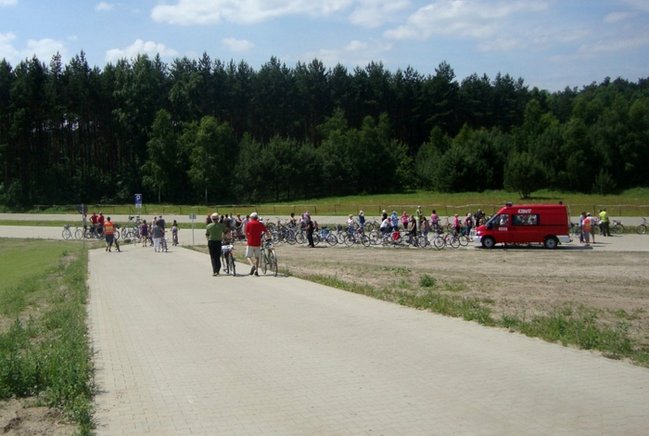 Rowerem nad zalew - zdjęcia