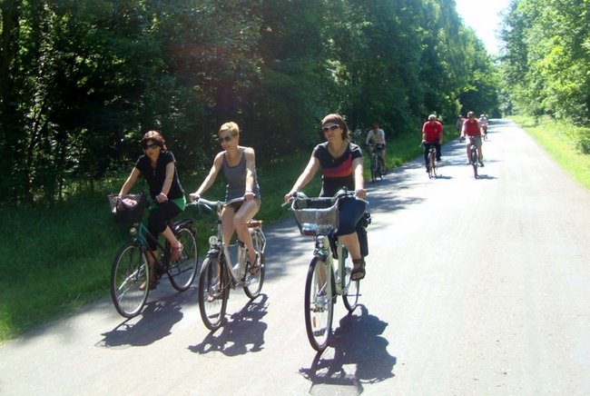 Rowerem nad zalew - zdjęcia